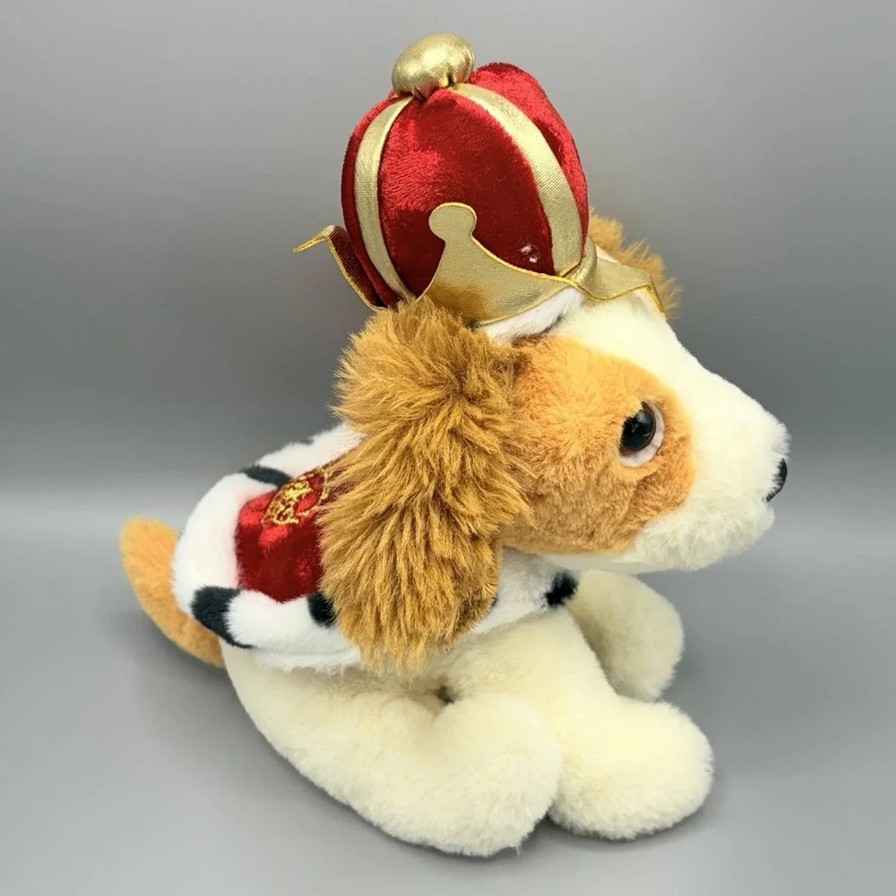 Keel Toys King Charles Spaniel Dog Plush Stuffed Toy Cape & Crown 9.5